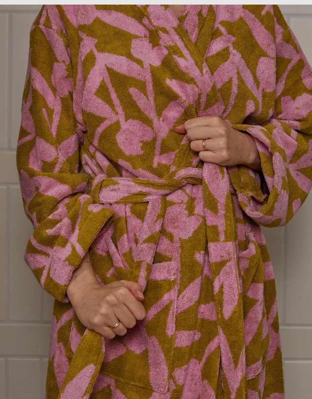 Mosey Me - Abstract Terry Robe