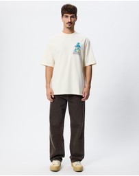 Scotch & Soda - Loose Fit Front And Back Artwork T-Shirt