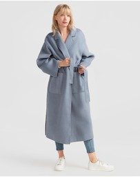 Belle & Bloom - Wide Awake Split Hem Overcoat