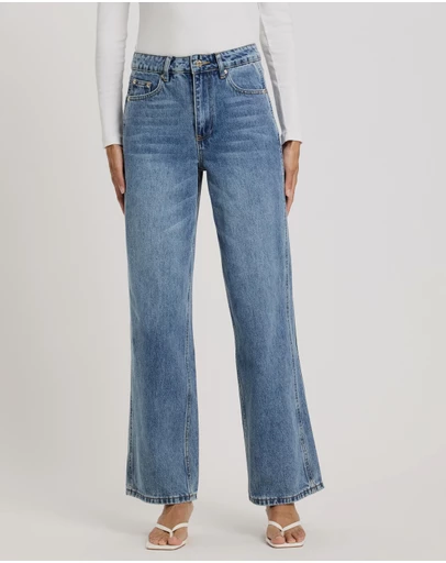 Atmos&Here - Charlize Wide Leg Jeans