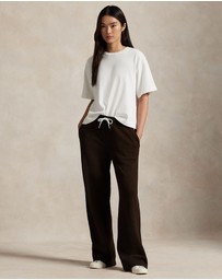 Polo Ralph Lauren - Drawstring Fleece Wide-Leg Sweatpants