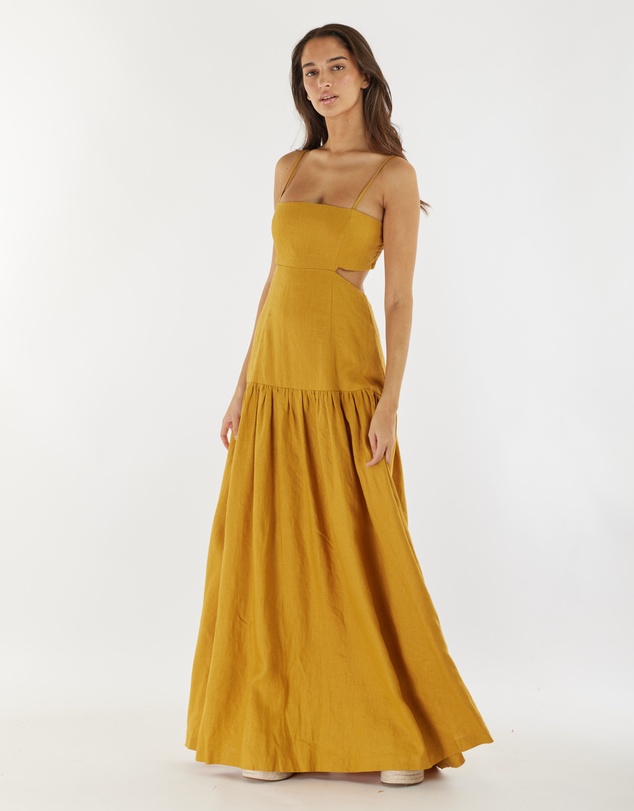 Amelius - Nathalie Linen Maxi Dress