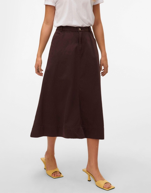 Vero Moda - Filia Denim Midi Skirt