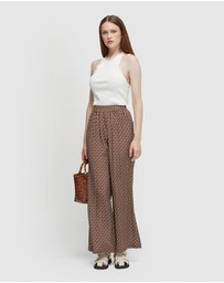 Oxford - Chantel Zigzag Wide Leg Pants