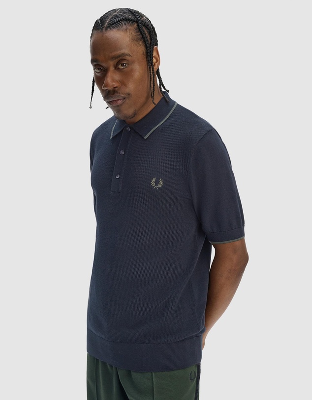 Fred Perry - Pique Stitch Knitted Shirt