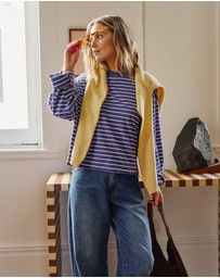 Ceres Life - Beau Long Sleeve Slouchy Tee