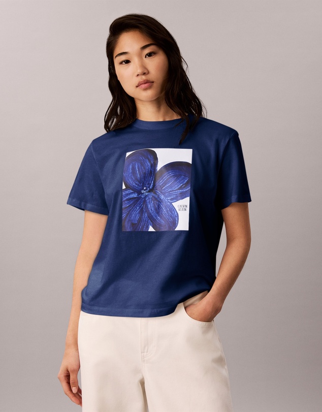 Calvin Klein Jeans - Floral Graphic Logo Tee
