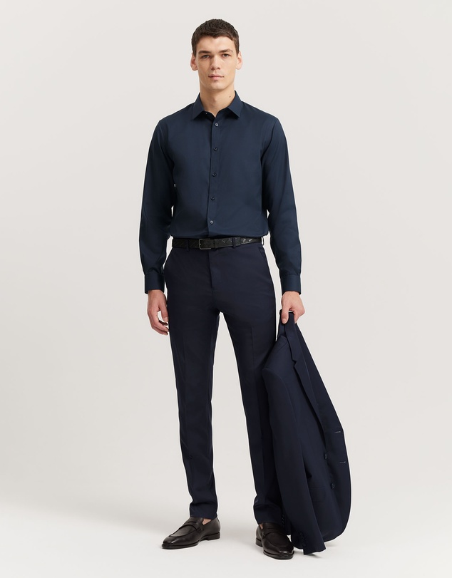 Country Road - Regular Fit Textured Travel Shirt