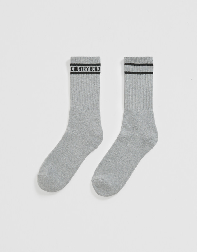 Country Road - Australian Cotton Blend Cr Sport Crew Sock