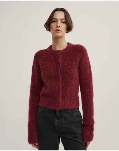Witchery - Fluffy Crew Cardigan