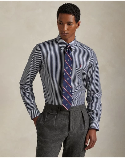 Polo Ralph Lauren - Custom Fit Striped Stretch Poplin Shirt