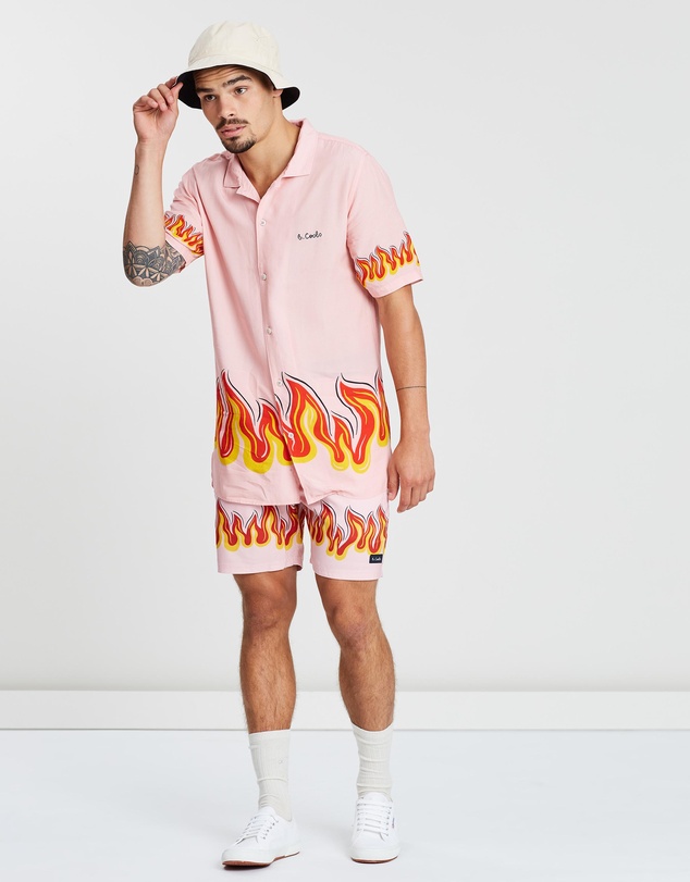 B.Cools - Holiday Camp-Collar Shirt