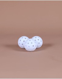 Pulse Pickleball - Set of 3 White Pickleballs