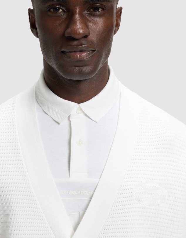 BOSS - K Mesh Heritage Cardigan
