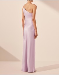 Shona Joy - La Lune Asymmetrical Gathered Maxi Dress