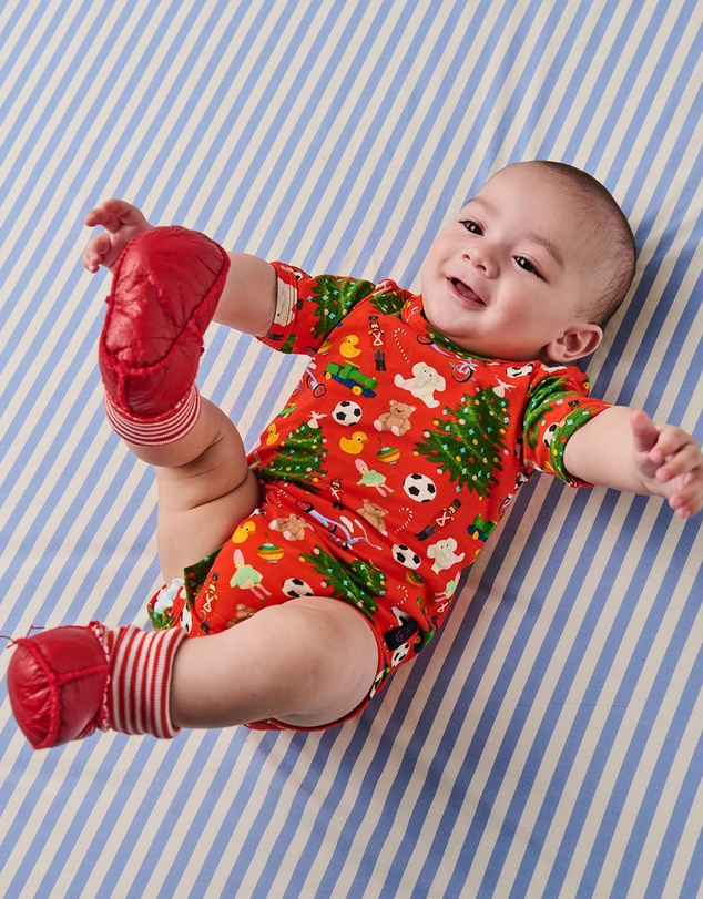 Kip&Co - Christmas Santa's Little Helper Baby Booties - Babies