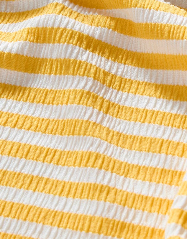 Michael Kors - Crinkle Stripe Cutout Swimsuit with Zip