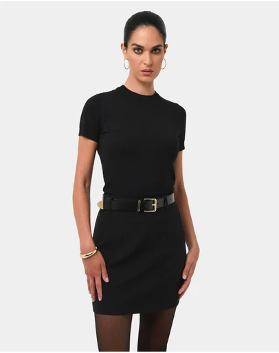 Forcast - Gordon A-Line Mini Skirt
