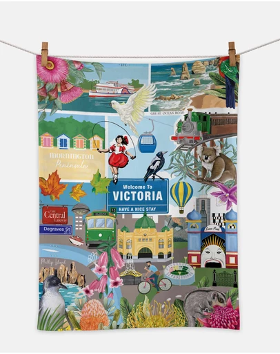 La La Land - Tea Towel Gday Victoria