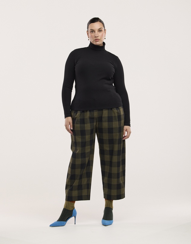 Obus - Traveller Rib Roll Neck Top