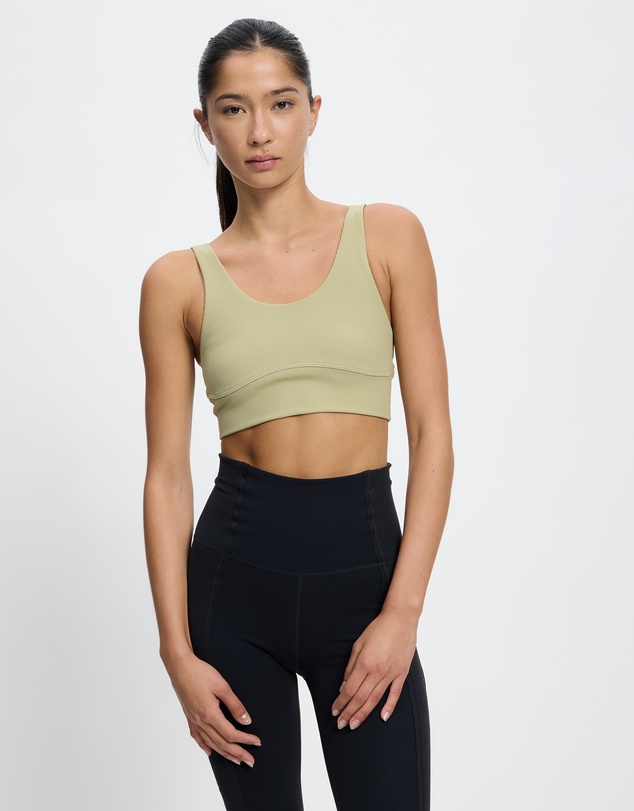 Zulu & Zephyr - Stripe Rib Crop Top