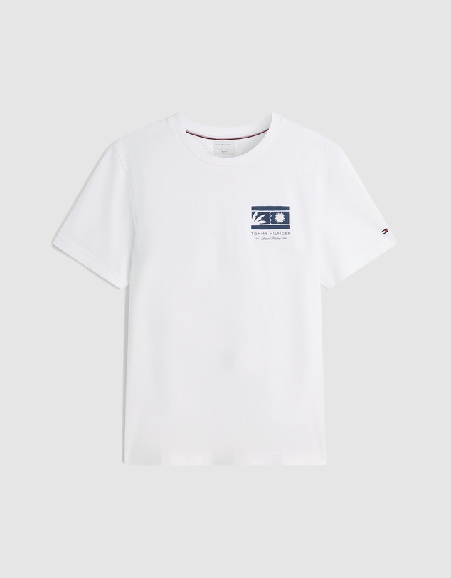 Tommy Hilfiger - Logo Graphic Jersey Crew Neck T-Shirt