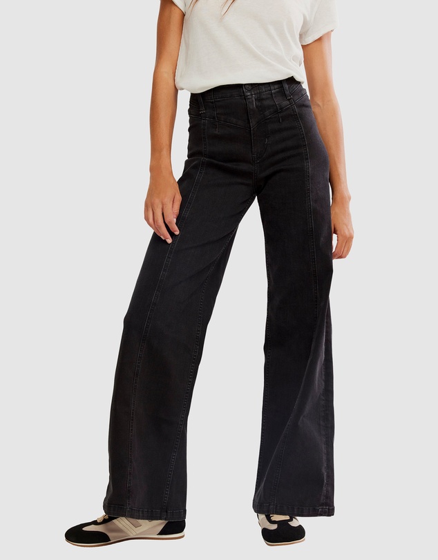 Free People - Libre Wide Leg Jeans