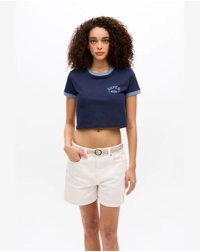 Superdry - Athletic Essentials Ringer Slim Fit Tee