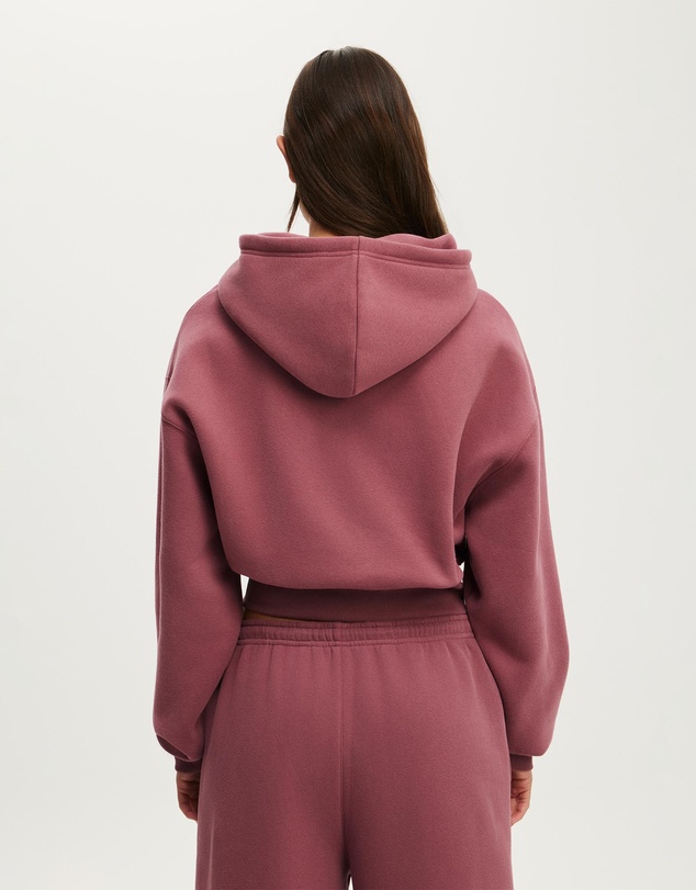 Cotton On Body Active - Plush Cropped Bubble Hoodie