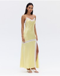 Third Form - Sevin Lace Trim Slip Dress