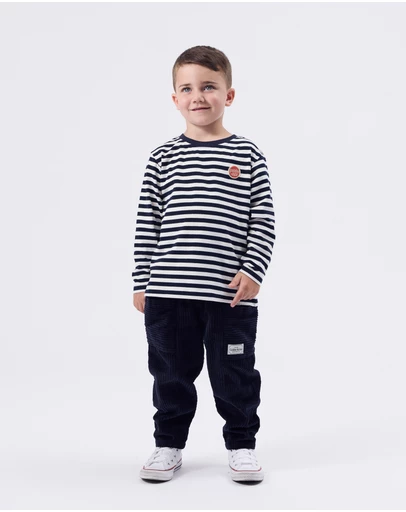 Goldie + Ace - Essential Stripe LS Top - Babies-Kids