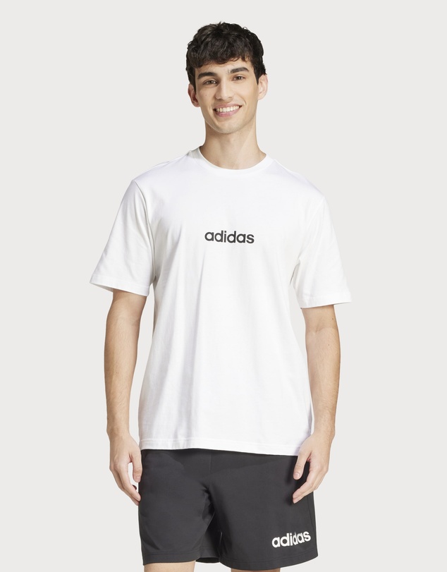 adidas Sportswear - Essentials Linear Single Jersey Tee Mens