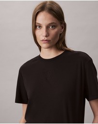 Calvin Klein - Supima Cotton Emblem Logo Graphic Classic T-Shirt