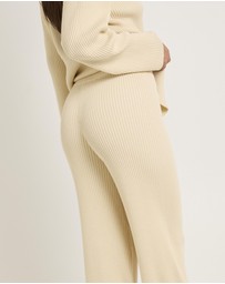 Subtitled - Stella Ribbed Knit Pants