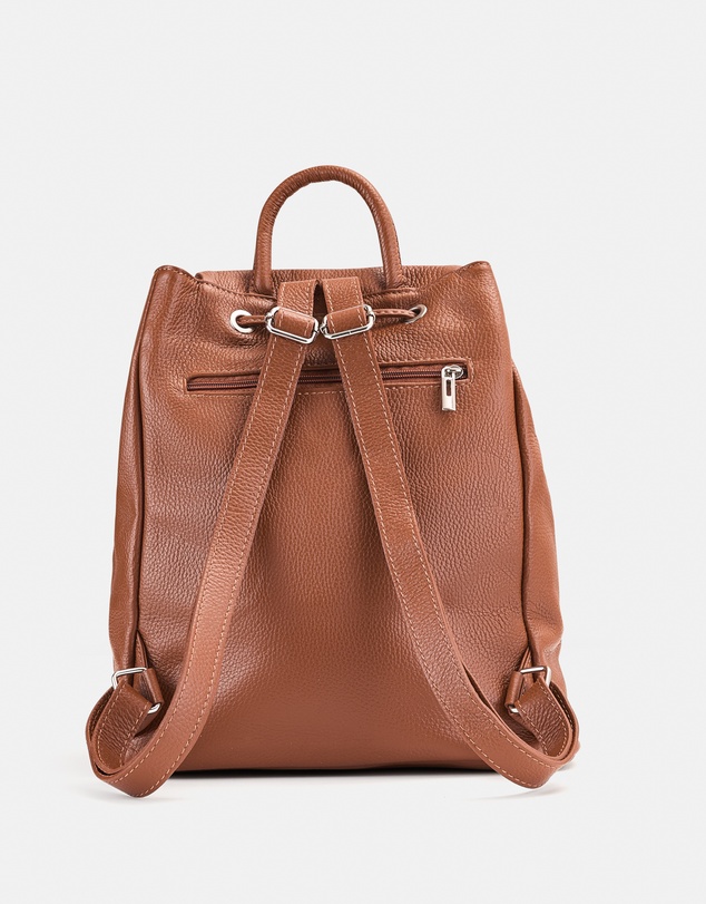 BEE - Beezy Tan Leather Backpack