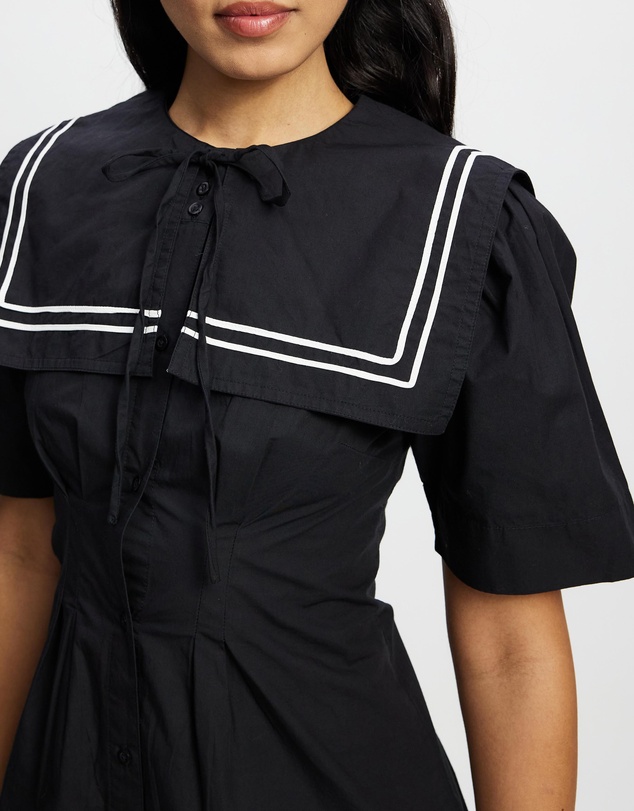 Damson Madder - Peppy Sailor Mini Dress