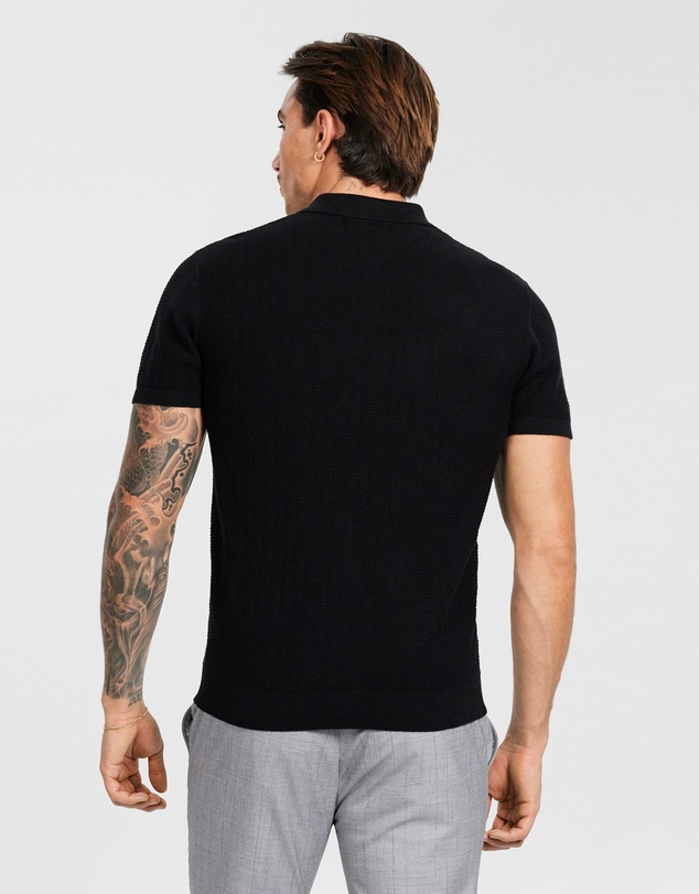 Tarocash - Darius Zip Knit Polo