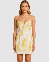 Romance by Honey and Beau - Minaki Plunge Neck Mini