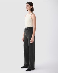 Outland Denim - Ellie High Wide Jeans