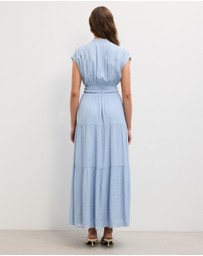 The Fated - Della Gathered Maxi Dress