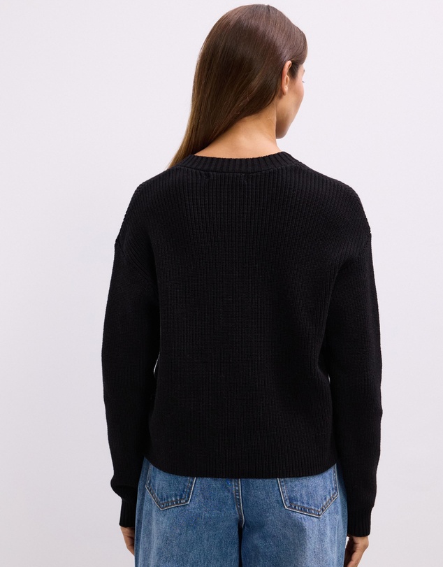 The Fated - Maia Round Neck Knit Cardigan