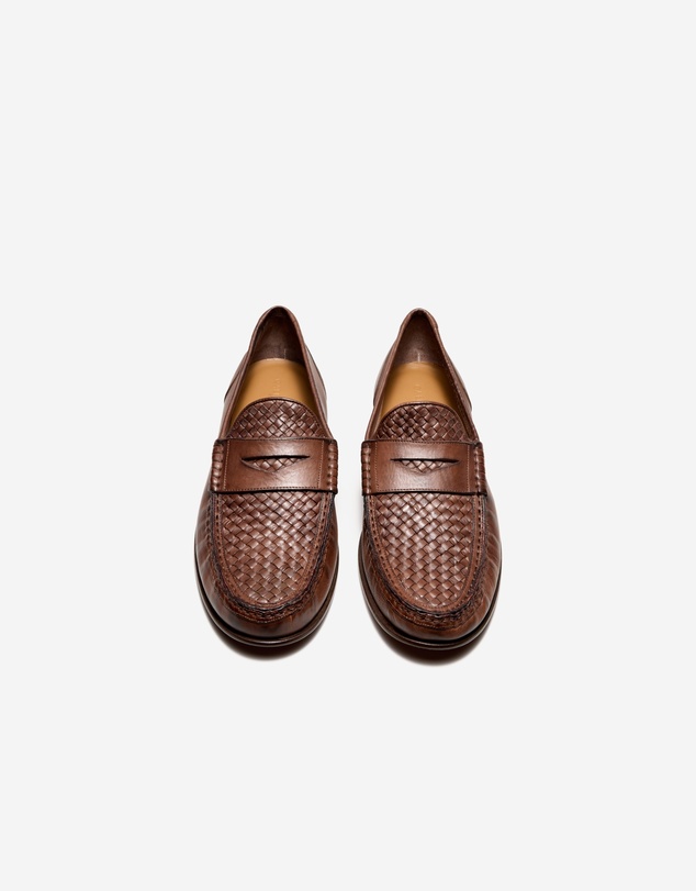 Calibre - Woven Insert Loafer Tan