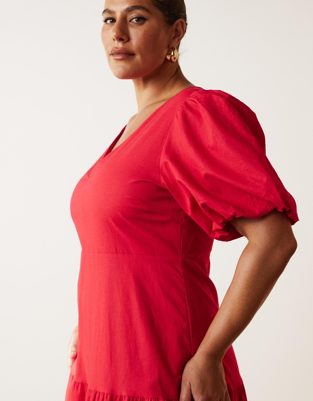 Atmos&Here Curvy - Penelope Tiered Maxi Dress