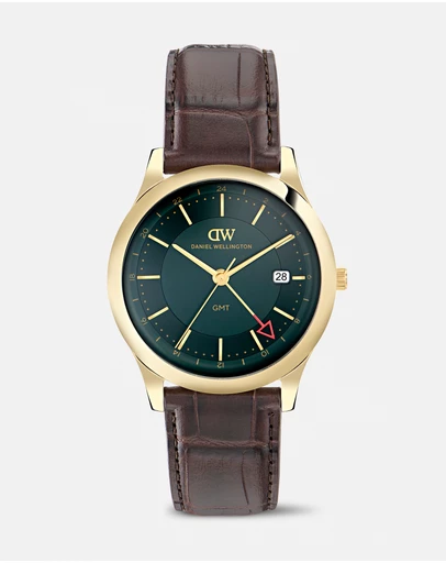 Daniel Wellington - Pathfinder GMT 39mm Brown-Croc
