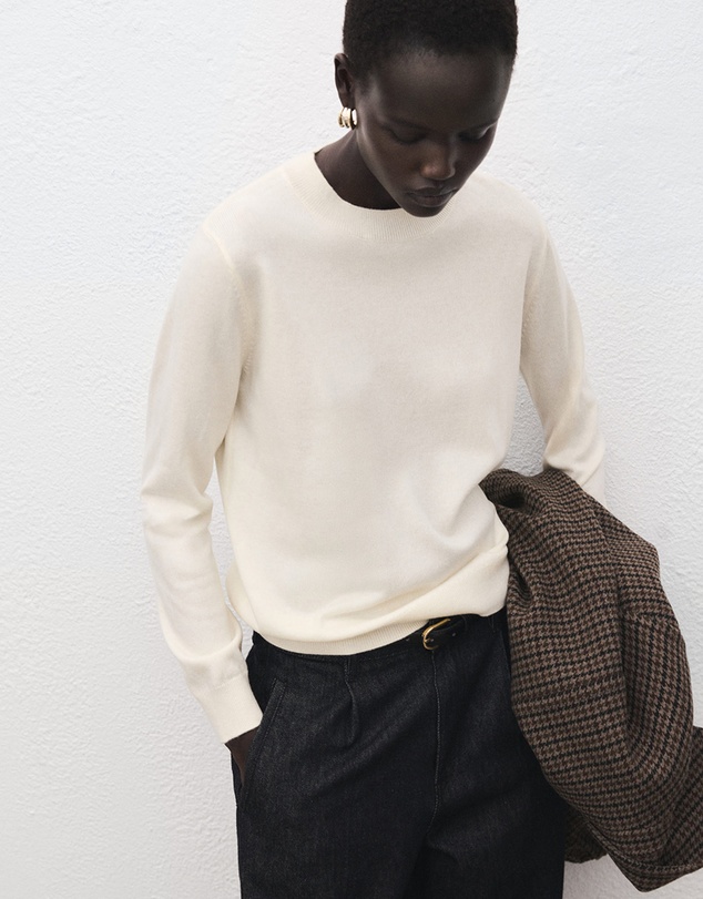 M.N.G - Round-Neck Knitted Sweater