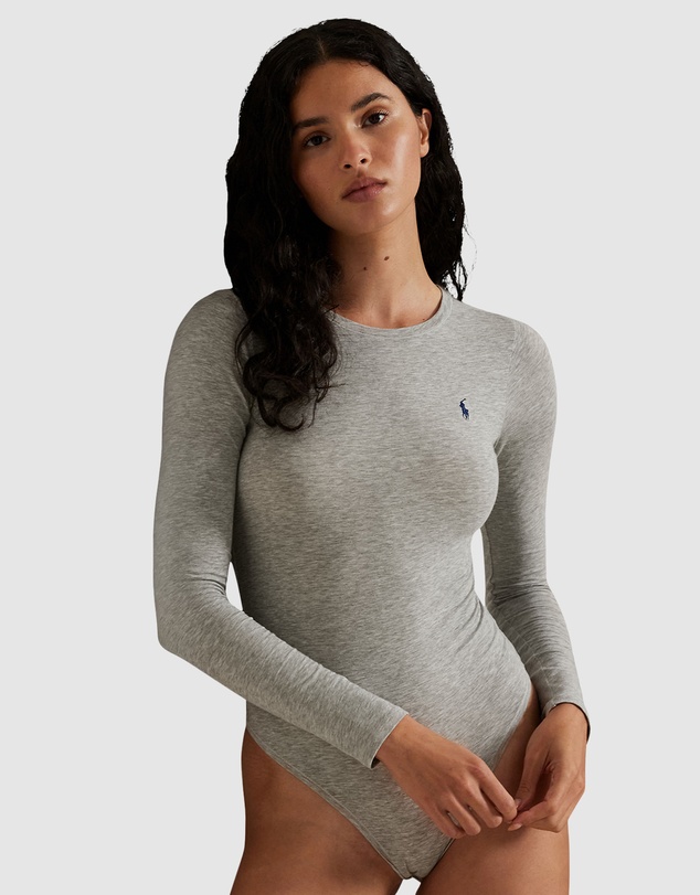 Polo Ralph Lauren - Club Cotton Long Sleeve Bodysuit Top