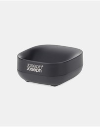 Joseph Joseph - Slim™ Compact Soap Dish with Matt Black Finish