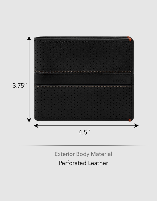 Fossil - Sport Tourer Black Wallet