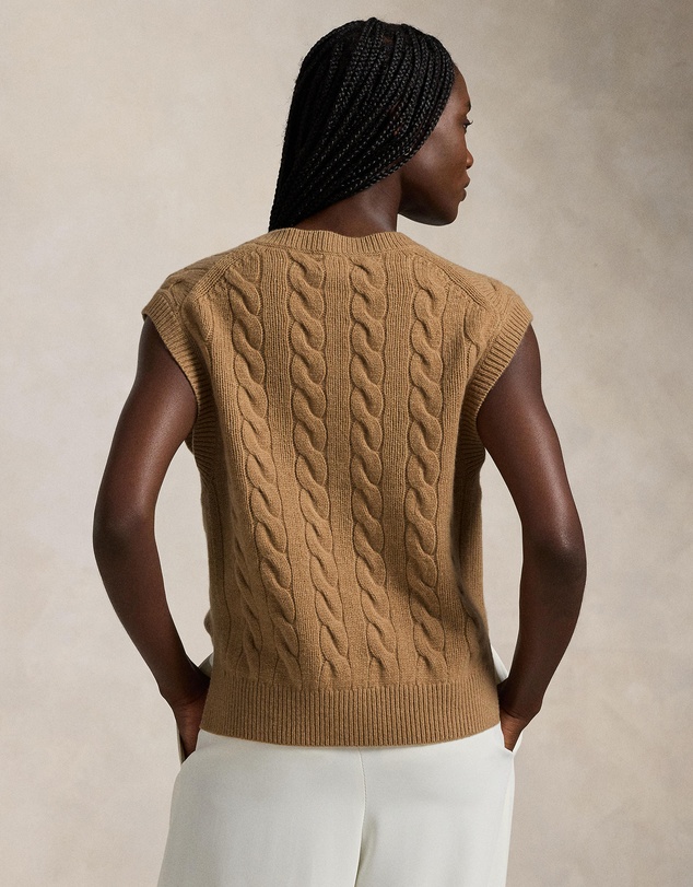Polo Ralph Lauren - Cable-Knit Wool-Cashmere Sweater Vest