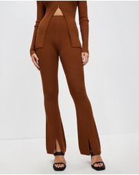 Third Form - Hooked In Knit Flare Pants